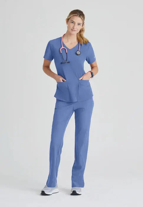 Skechers by Barco Women's Breeze 3-Pocket Scrub Top SK101